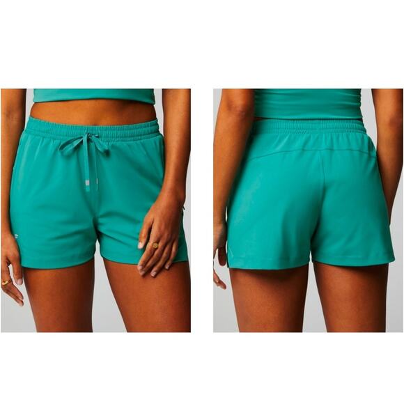 New FABLETICS The One Short 3" Athletic Shorts Women's Misty Jade - Picture 1 of 8